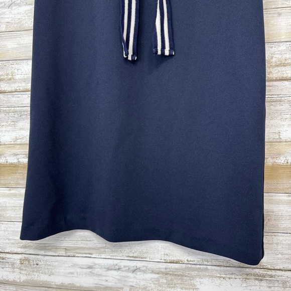 Scapa Lauren Perre Women’s 1/2 Sleeve Navy Midi Dress size XS - Picture 2 of 9